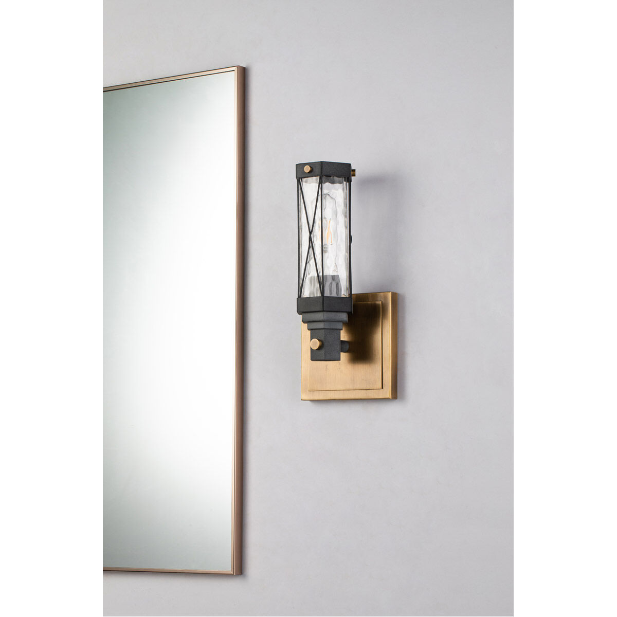 Abbey 1 Light 6 inch Weather Zinc+ ATB Bath Light Wall Light